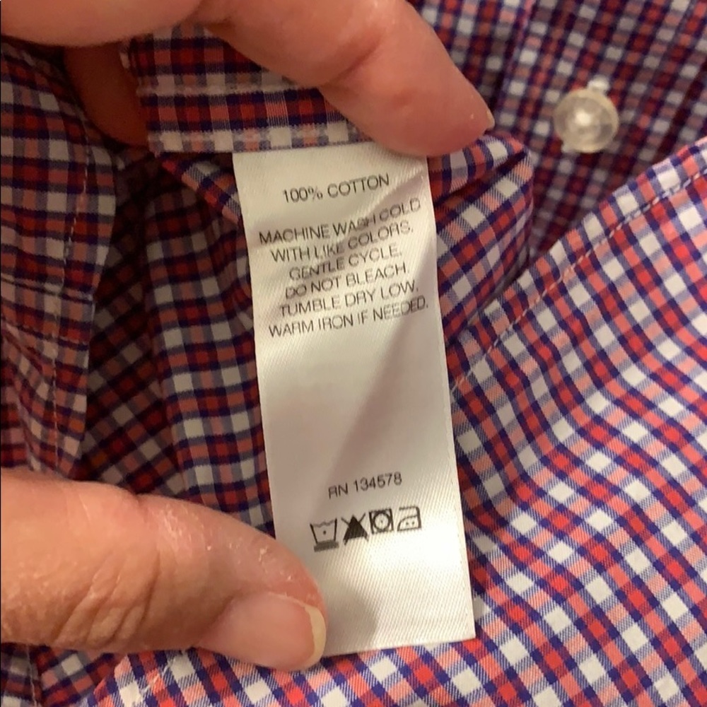 EUC boys vineyard vines plaid whale shirt - Picture 6 of 6